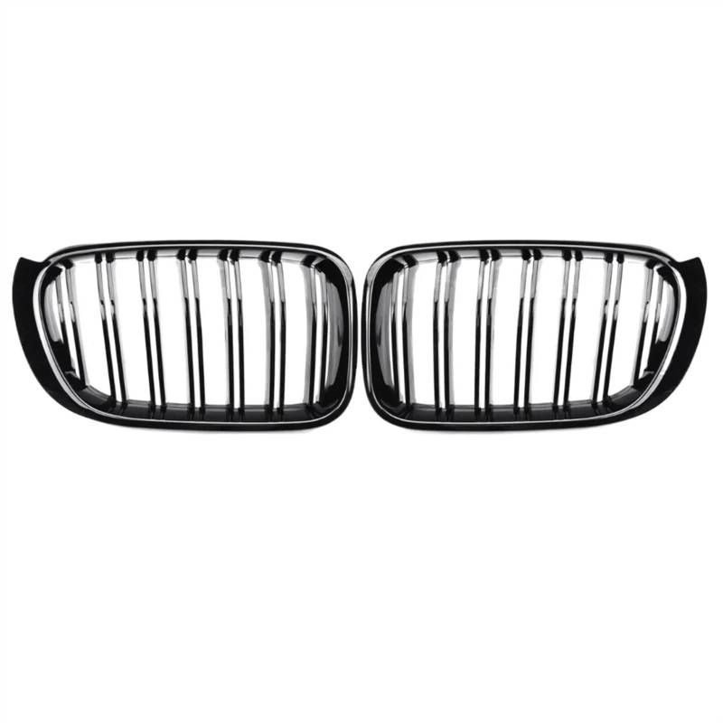 VAAKLM Auto Front Kühlergrill Kompatibel Mit X3 X4 F25 F26 2014 2015 2016 2017 Frontgrill Renngrills Frontstoßstange Nierengrill Grill Haube Mesh Doppellinie von VAAKLM