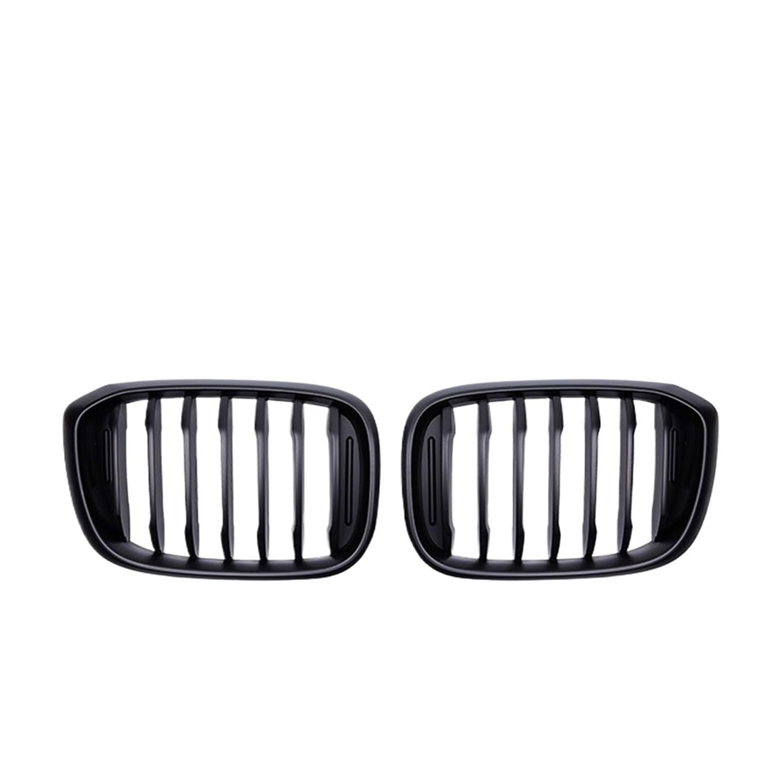 VAAKLM Auto Front Kühlergrill Kompatibel Mit X3 X4 G01 G02 G08 2018 2019 2020 2021 Auto-Einzellamellen-Front-Nieren-Stoßstangengitter Rennkühlergrills Auto-Styling(Matte Black) von VAAKLM