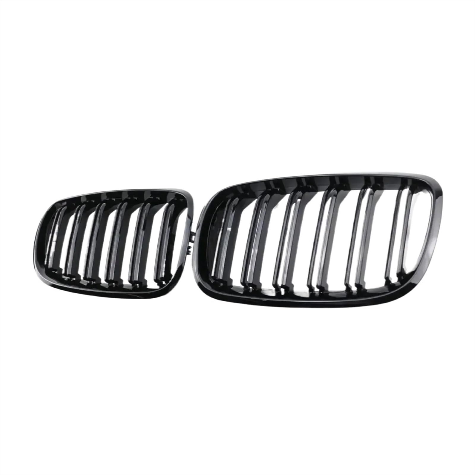 VAAKLM Auto Front Kühlergrill Kompatibel Mit X5 E70 2007 2008 2009 2010 2011 2012 2013 Kompatibel Mit X6 E71 E72 2008 2009 2010 2011 2012 2013 2014 Auto-Frontkühlergrill(All Black) von VAAKLM