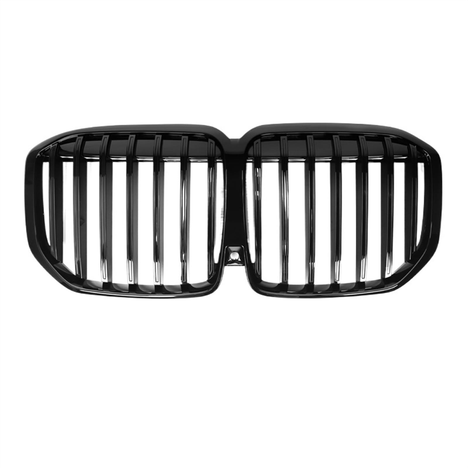 VAAKLM Auto Front Kühlergrill Kompatibel Mit X7 G07 2022 2023. Auto-Frontnierengrill, Einzellamellengrill, Glänzend Schwarz, Fronthauben-Stoßstangengrilleinsatz, Ersatz(Black) von VAAKLM