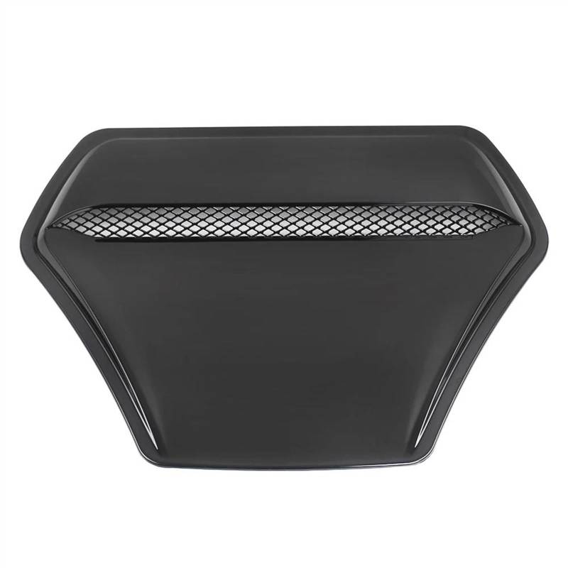 VAAKLM Auto Lufteinlässe 1pc Universal Hood Vent Trim Air Flow Intake Hood Scoop Vent Motorhaube Dekorative Cove Hood Vent Abdeckung Auto Körper Dekor RS-LKT056(Black) von VAAKLM