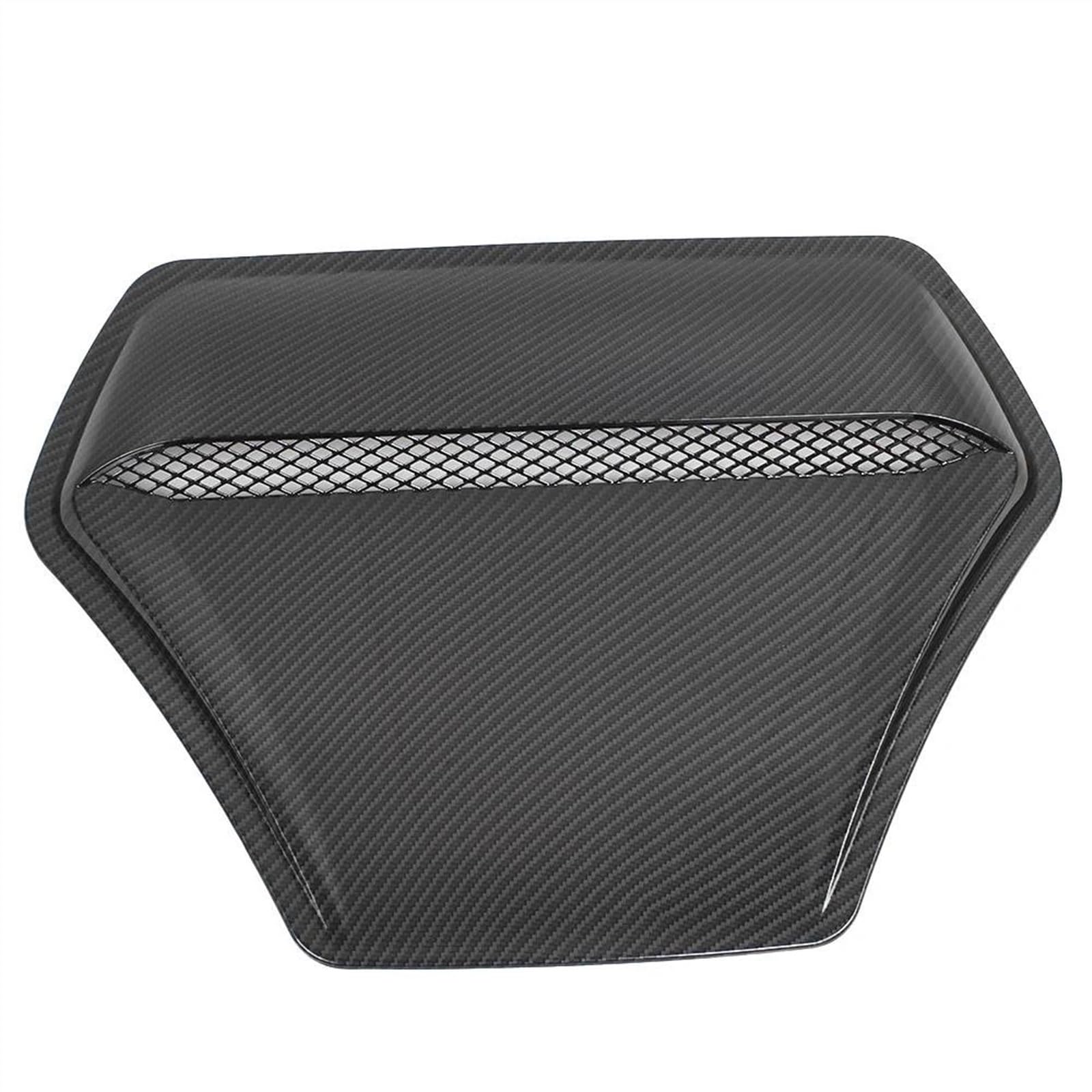 VAAKLM Auto Lufteinlässe 1pc Universal Hood Vent Trim Air Flow Intake Hood Scoop Vent Motorhaube Dekorative Cove Hood Vent Abdeckung Auto Körper Dekor RS-LKT056(Carbon Pattern) von VAAKLM