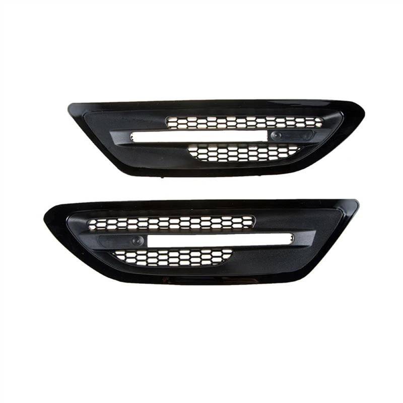 VAAKLM Auto Lufteinlässe Kompatibel Mit 5er F10 M5 2011–2016 Auto-Seitenkotflügel-Grill-Trim-Abdeckung, Lüftungsschlitz-Einlassgitter, Außenteile(Gloss Black) von VAAKLM