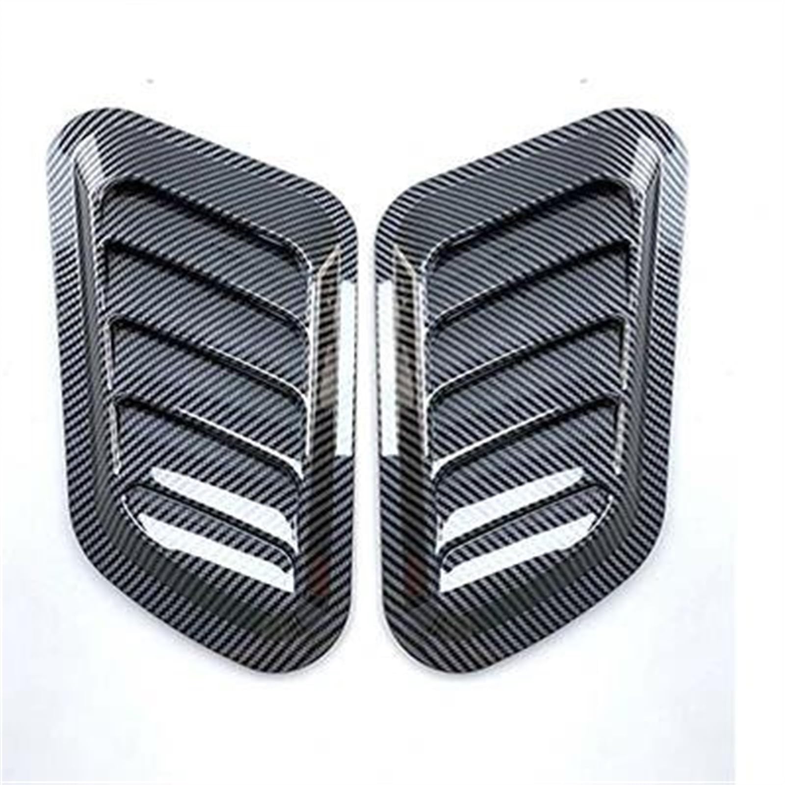 VAAKLM Auto Lufteinlässe Kompatibel Mit F32 F33 F36 4er 420i 430i 440i Haubenabdeckungsverkleidung Auto-Fronthaube Lufteinlassverkleidung Scoop Vent Guards Turbo Motorhaube(Carbon Fiber Look) von VAAKLM