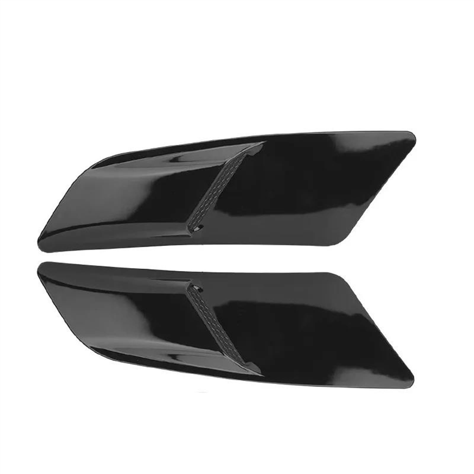 VAAKLM Auto Lufteinlässe Kompatibel Mit Ford Für Mustang 2015 2016 2017 Auto Fronthaube Lufteinlass Trim Scoop Vent Abdeckung Dekoratives Zubehör(Black) von VAAKLM