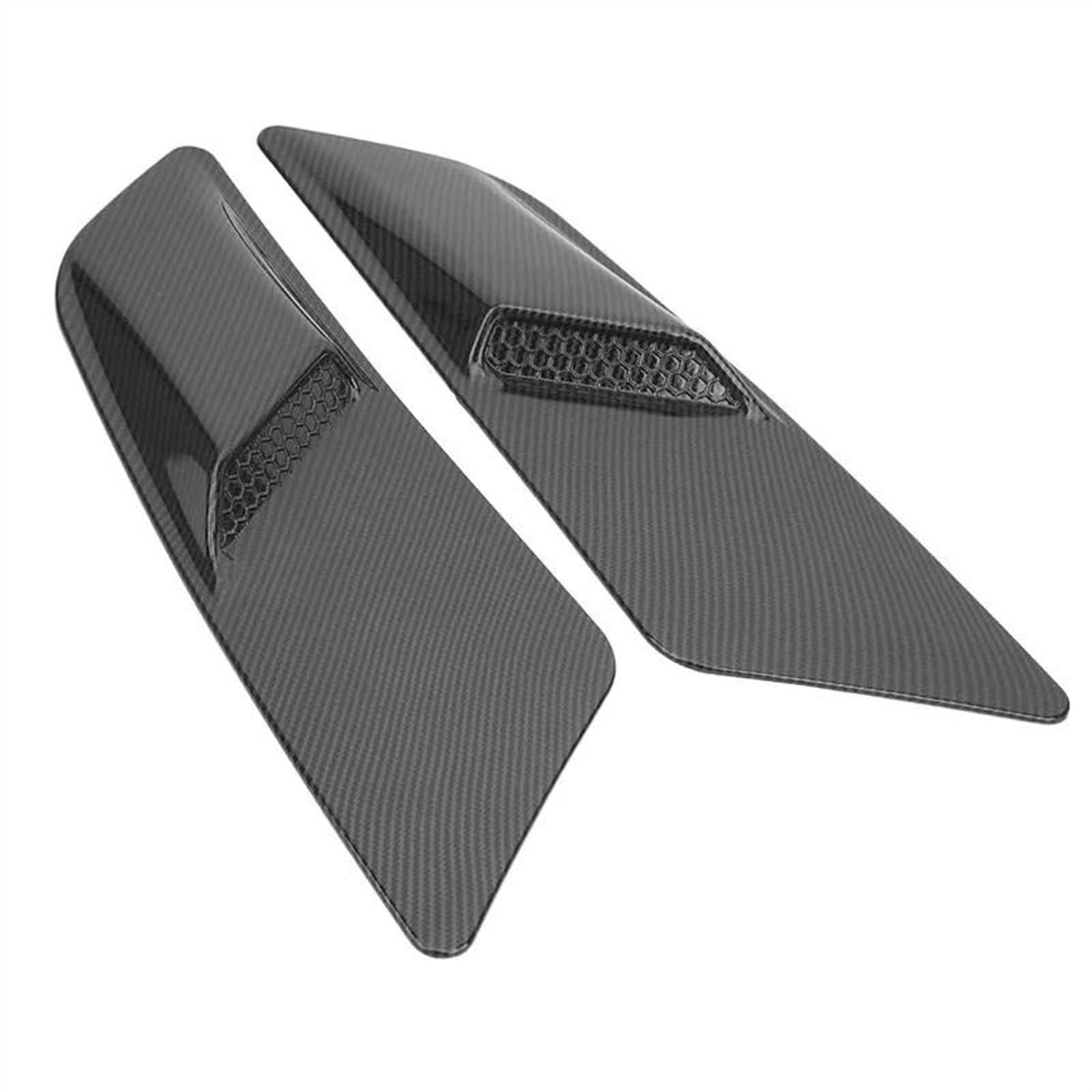 VAAKLM Auto Lufteinlässe Kompatibel Mit Ford Für Mustang 2015 2016 2017 Auto Fronthaube Lufteinlass Trim Scoop Vent Abdeckung Dekoratives Zubehör(Carbon Fiber) von VAAKLM