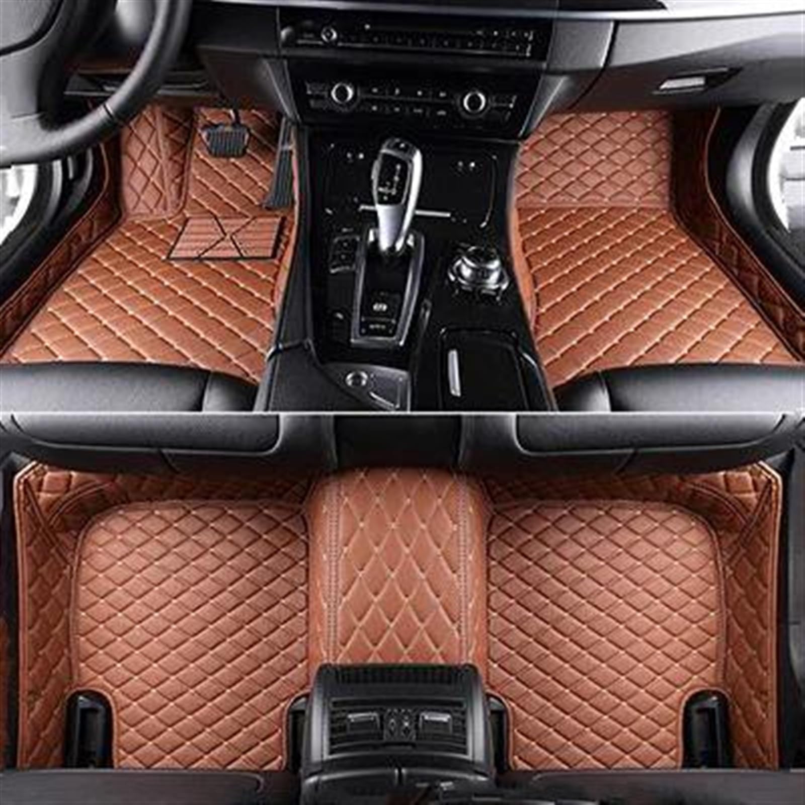 VAAKLM Auto teppiche Kompatibel Mit Mercedes Für Benz ML-Klasse W166 2012 2013 2014 2015 2016. Auto-Fußmatte, Innendetails, Autozubehör, Individueller Teppich(8) von VAAKLM