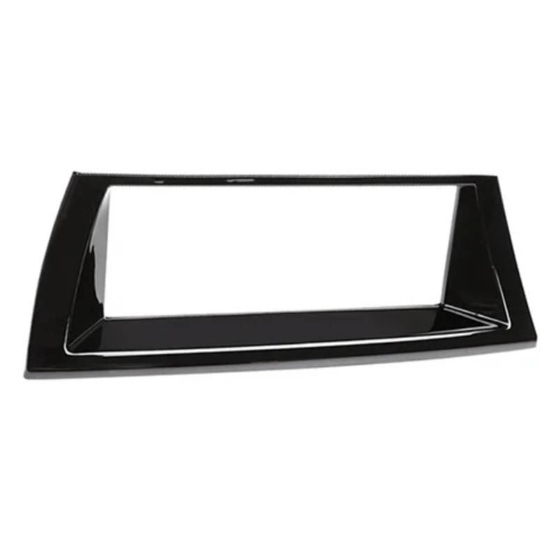 VAAKLM CD Panel Aufkleber Kompatibel Mit X5 E70 X6 E71 2009 2010 2011 2012 2013 2014 Auto-Styling Kohlefaser-Navigation Dekorative Panel-Rahmenabdeckungen Aufkleber Trim(Black) von VAAKLM