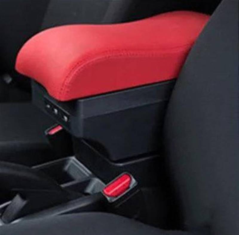 VAAKLM Kompatibel Mit Seat Für MiiI Autokonsole Organizer Fach Aufbewahrungsbox Dekoration Doppelschicht Armlehnenbox Autoarmlehnen(6) von VAAKLM