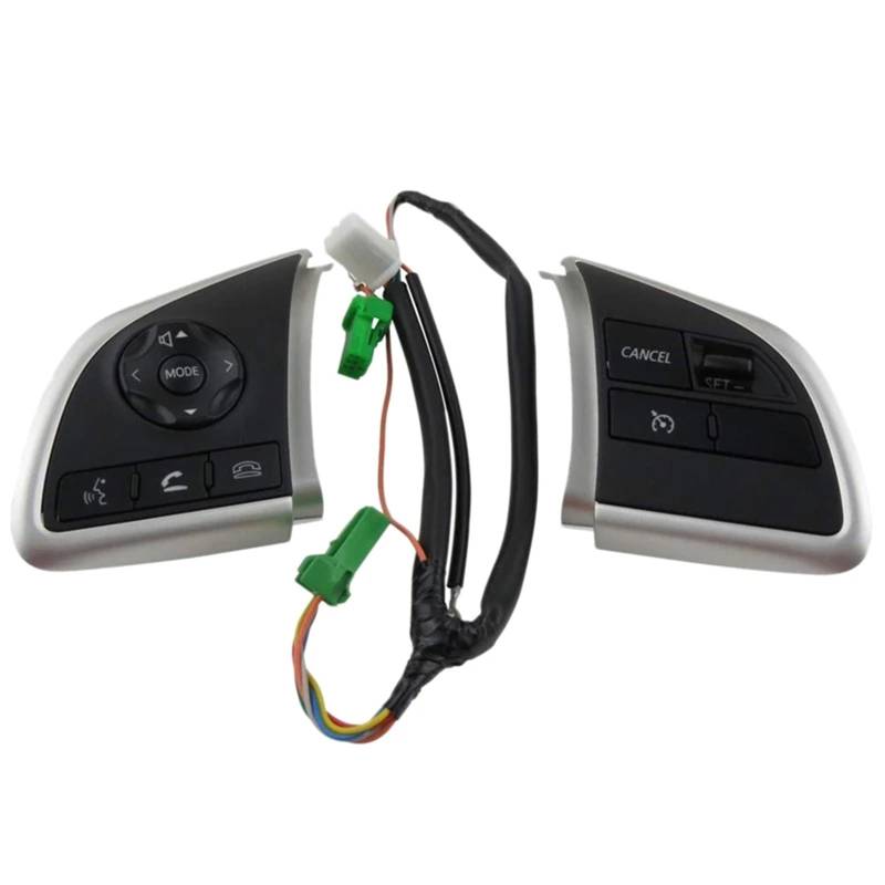 VAAKLM Lenkradknopf Kompatibel Mit Mitsubishi Für Mirage 2012–2016 Für Outlander 2013–2016 8616A076 Auto-Lenkrad Navigation Media Player Steuertaste von VAAKLM