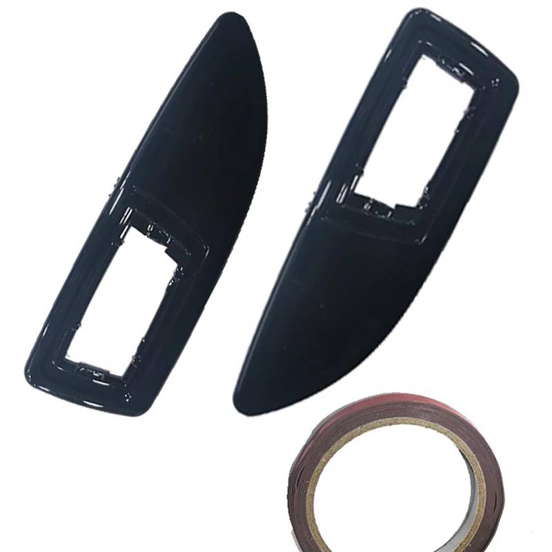 VADO VLTRA Seitenblinker-Einfassungen, 2 Stück Schwarz Seitenflügel Repeater Rahmen Set Auto Zubehör Fit Vaux-Hall von VADO VLTRA