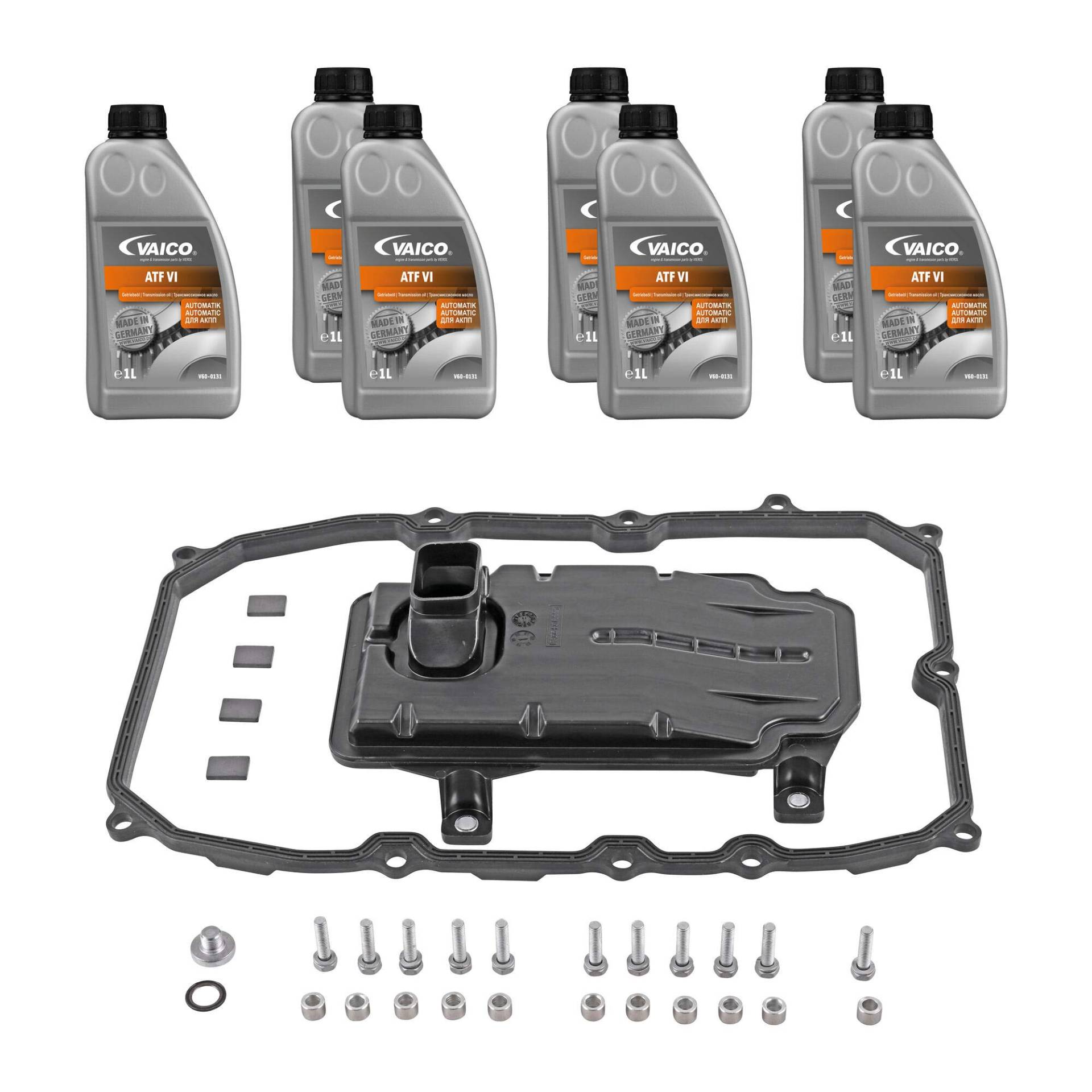 Automatikgetriebe Ölwechsel Filter passend für Q7 Touareg Cayenne 8Gang 0C8 Aisin Warner von VAICO