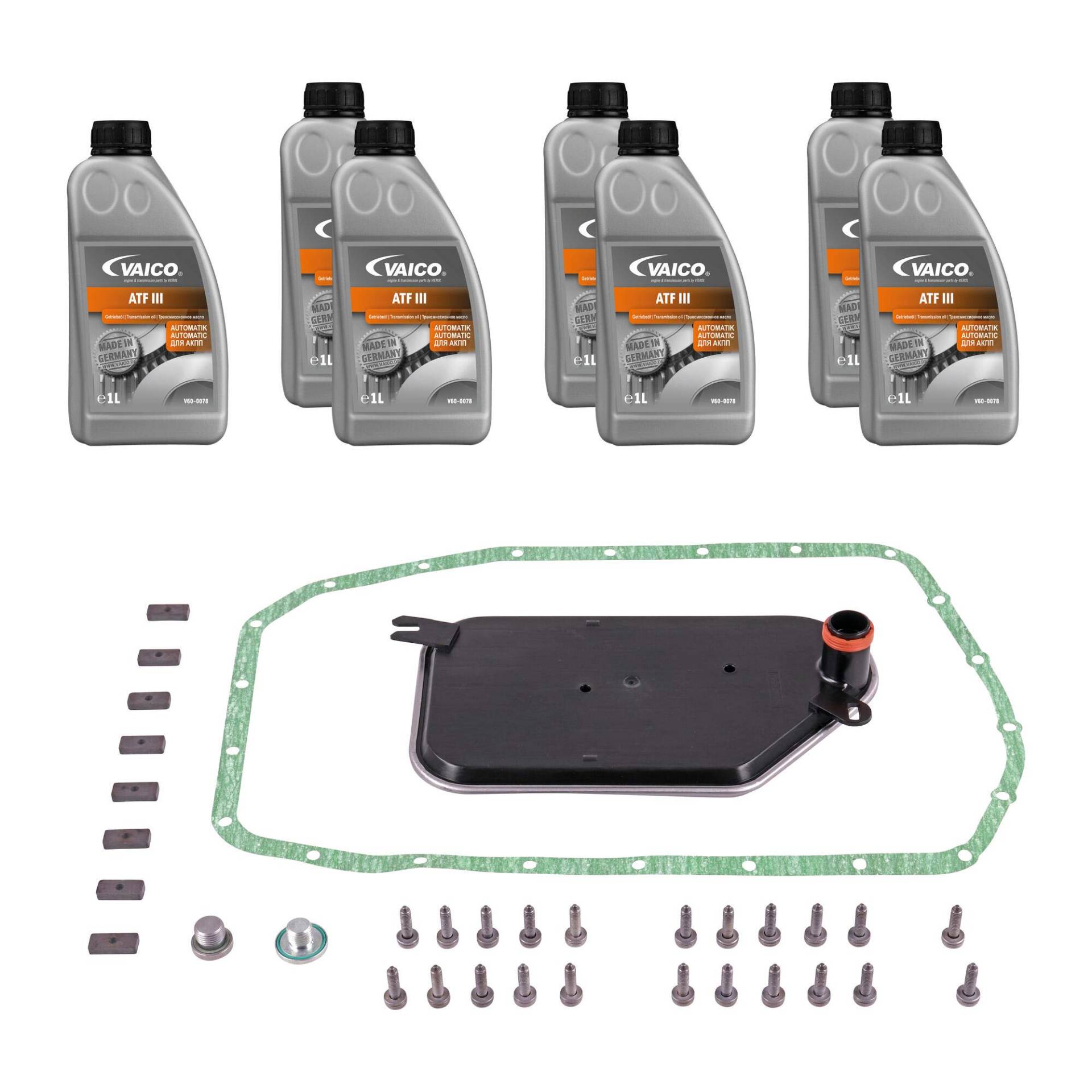 Automatikgetriebe Ölwechsel Satz passend für BMW E38 E39 E46 Z4 5-Gang 5HP19 - A5S325Z von VAICO