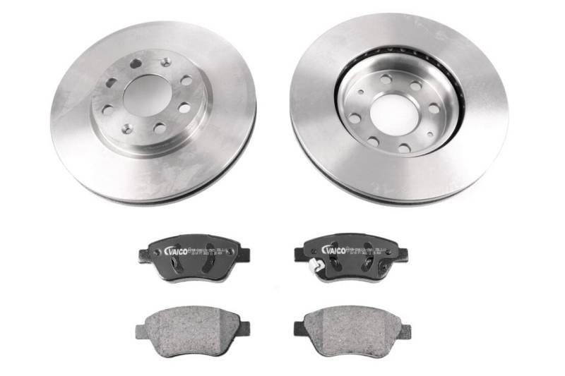 BREMSEN SET Bremsscheibe Bremsbeläge VA passend für OPEL Corsa D Adam belüftet 257 mm von VAICO