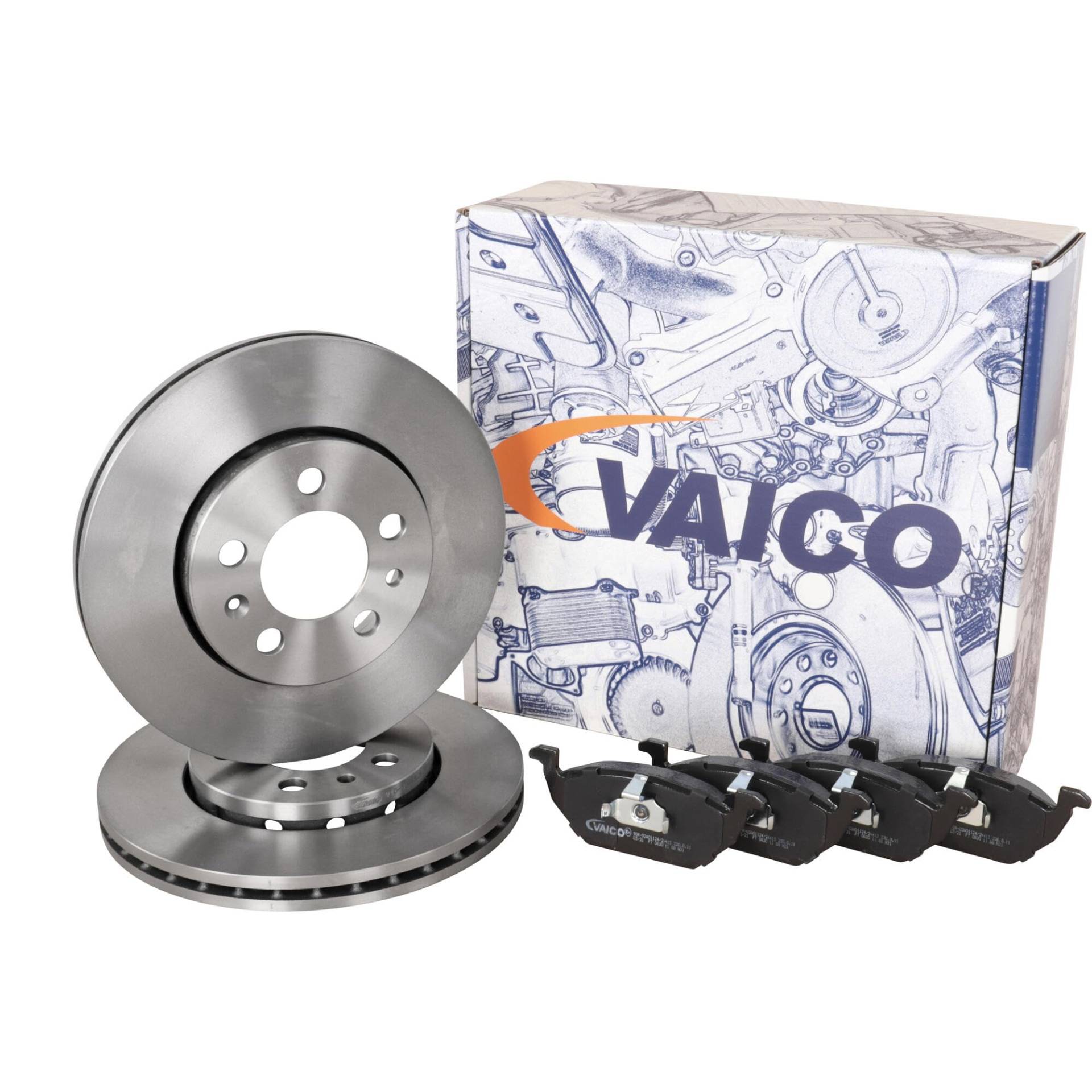 VAICO V10-5590 BREMSSCHEIBEN BELÄGE VORNE SATZ PASSEND FÜR A1 POLO IBIZA FABIA EXPERT KIT+ von VAICO