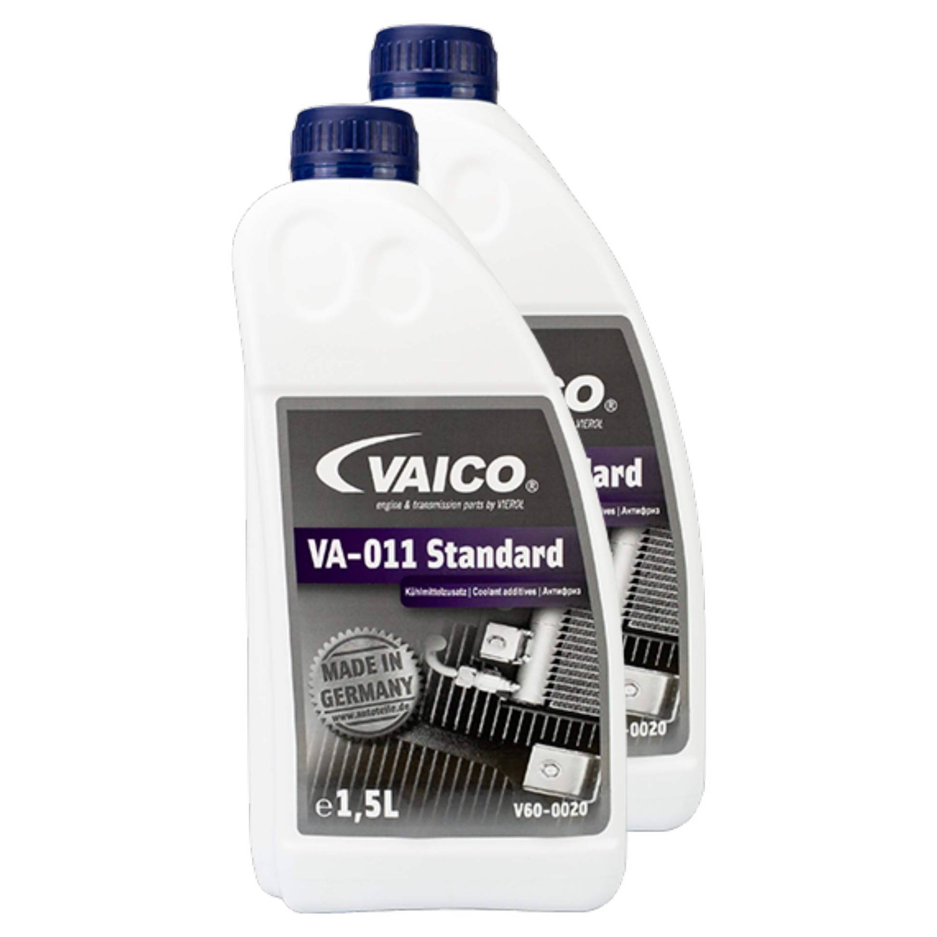 VAICO 2X Frostschutz Va-011 Standard Blau 5L Erstausrüsterqualität V60-0020 von VAICO