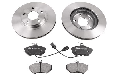 Vaico Bremsensatz, Scheibenbremse [Hersteller-Nr. V10-90005] für Audi, VW, Seat von VAICO