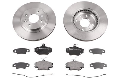 Vaico Bremsensatz, Scheibenbremse [Hersteller-Nr. V46-1228] für Renault, Dacia von VAICO