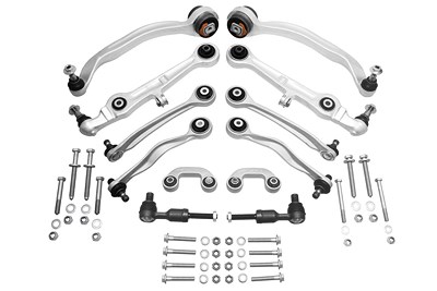 Vaico Querlenkersatz ALU A4 B6 AB BJ 11/00 [Hersteller-Nr. V10-0687] für Audi, Seat von VAICO