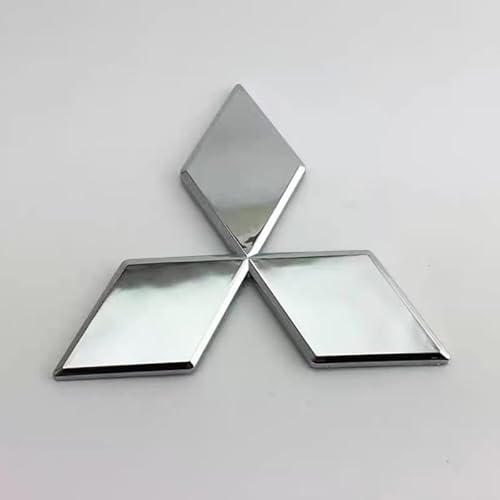 3D car Sticker Autoabzeichen Emblem, für Mitsubishi Space Star 2023 2022 2021 2020 2019 3D Metall Chrom Selbstklebende Logo Emblem Außendekoration Zubehör von VALBEL