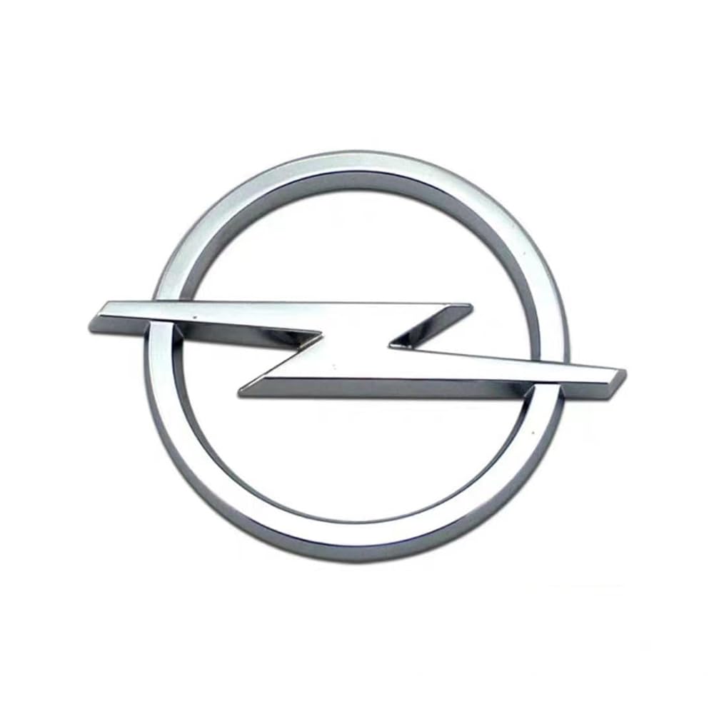 3D car Sticker Autoabzeichen Emblem, für Opel Corsa 2006-2014 3D Metall Chrom Selbstklebende Logo Emblem Außendekoration Zubehör,C von VALBEL