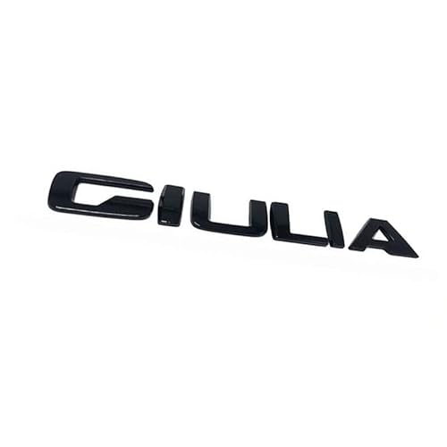 Auto Emblem Aufkleber für Alfa Romeo Giulia, Auto Abzeichen Logo Auto Aufkleber Emblem Abzeichen Buchstaben Aufkleber Abzeichen Aufkleber,C von VALBEL