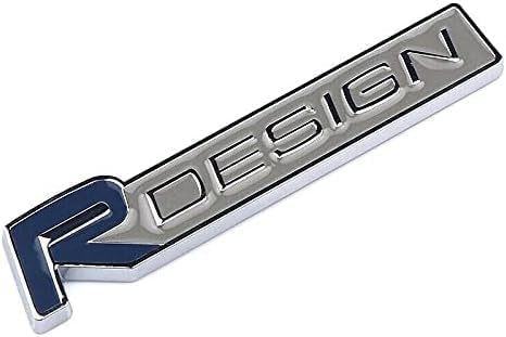 Auto Emblem Aufkleber für Volvo R Design XC60 V70 S60 V40 V60 C30 V50, Auto Abzeichen Logo Auto Aufkleber Emblem Abzeichen Buchstaben Aufkleber Abzeichen Aufkleber von VALBEL