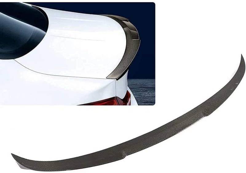 Auto Kofferraum Heck Spoiler für BMW 4er F36 Gran Coupe 420i 428i 435i 418d 420d 2014-2019, Kratzfest Dauerhaft ABS Kofferraumspoiler Auto Spoiler Lippe, Performance Heckflügel Tuning Zubehör von VALCLA