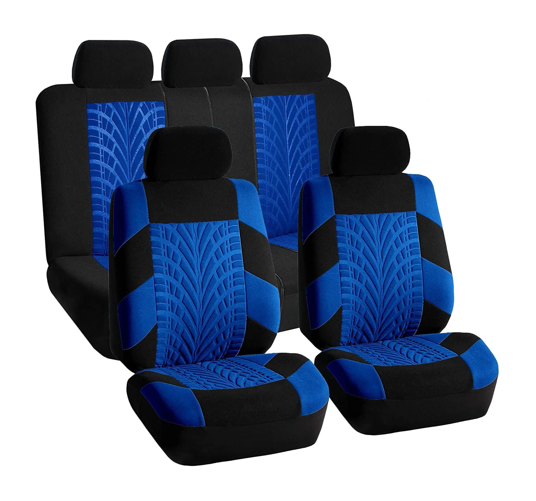 Auto Sitzbezüge Sets für Jeep Renegade Limited(BU)/Renegade Limited 4×4(BU)/Renegade Longitude(BU), 9 Stück Sitzbezüge Autositzbezüge Wasserdicht Atmungsaktiv Rutschfest Schonbezug Auto Zubehör von VALCLA