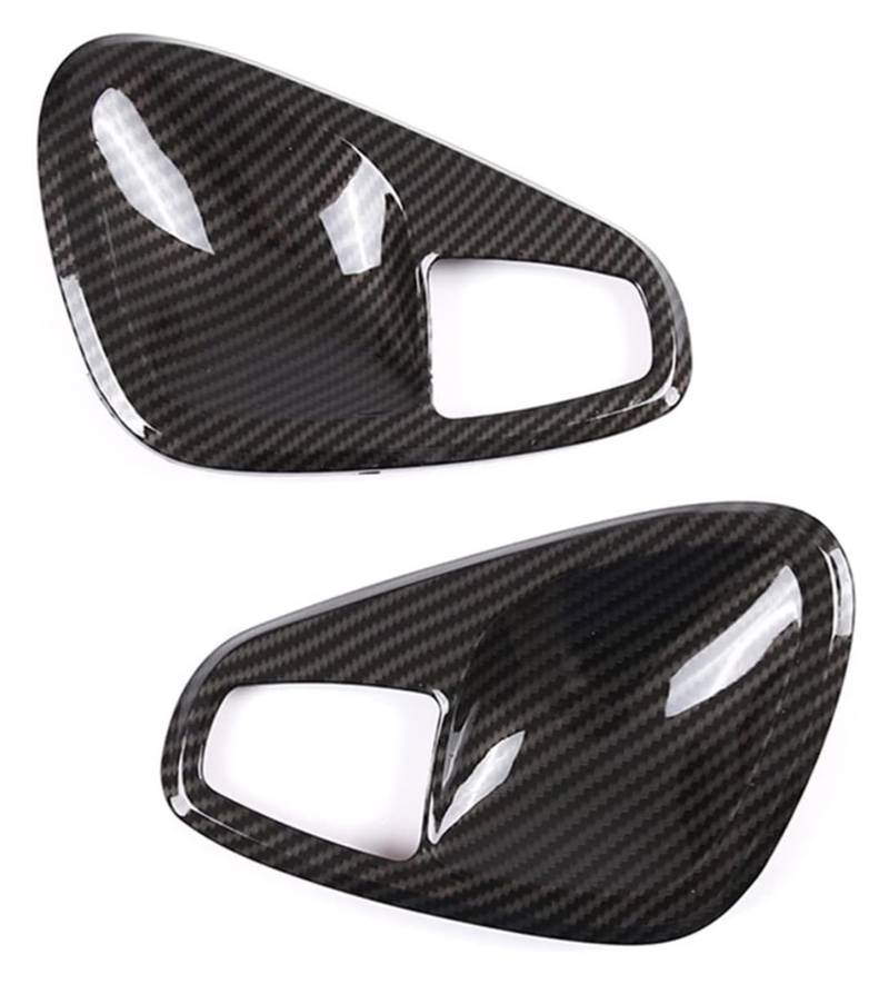 Für Benz Für Smart Für Fortwo 451 2011 2012 2013 2014, 2-teiliger Zierrahmen, Carbonfaser-Look, Türgriffabdeckung, Schüssel, Zubehör Außentürgriffe von VALCRIBY