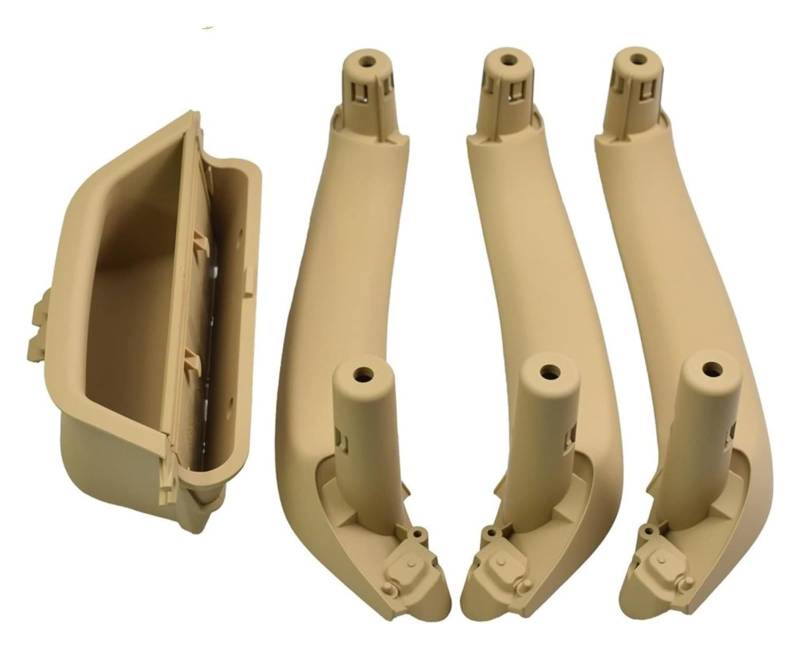 Innenverkleidung Für B&MW X3 X4 F25 F26 2010-2017 Auto Auto Innentür Panel Abdeckung Ersatz Innentürgriff Hauptfahrertür(Beige-4pcs) von VALCRIBY