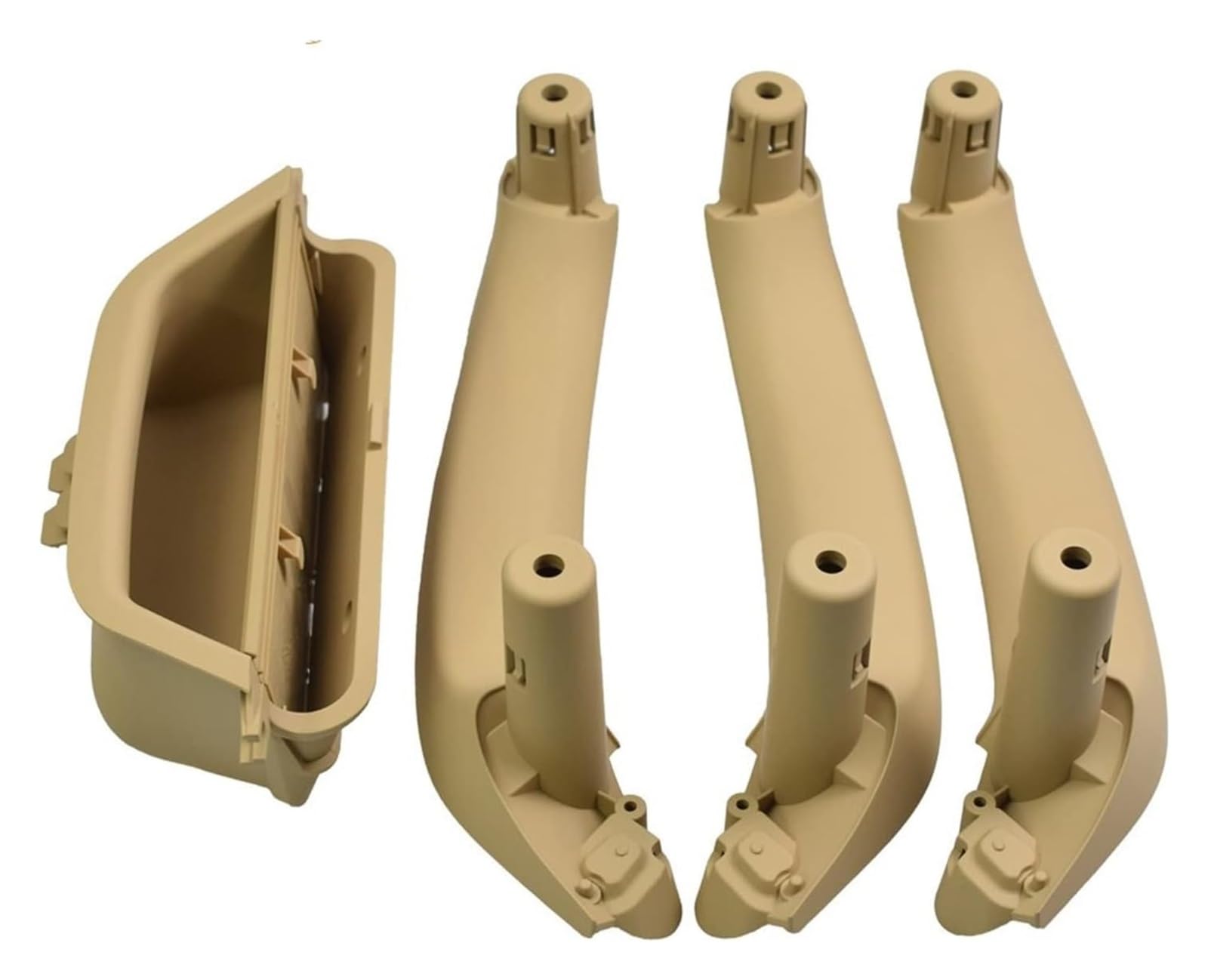 Innenverkleidung Für B&MW X3 X4 F25 F26 2010-2017 LHD Hauptfahrertür Innengriff Pull Trim Auto Auto Innentür Panel Abdeckung Ersatz(Beige-4pcs) von VALCRIBY