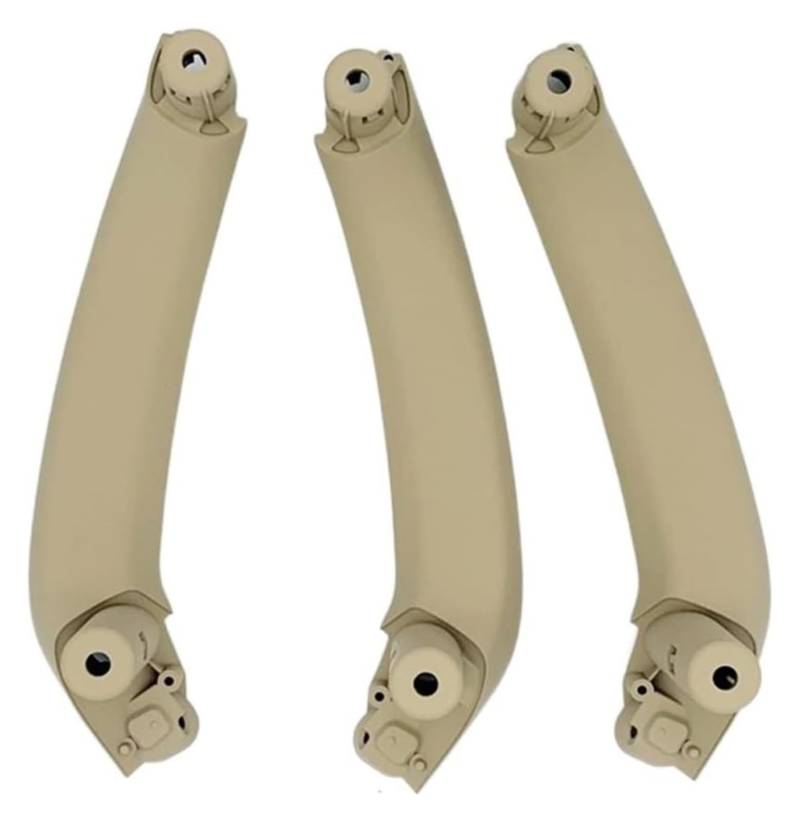 Innenverkleidung Für B&MW X3 X4 F25 F26 2010-2017 LHD RHD Auto Links Vorne Innentürgriff Panel Griff Pull Trim Abdeckung Auto Zubehör(Lhd 3pcs Set Beige) von VALCRIBY