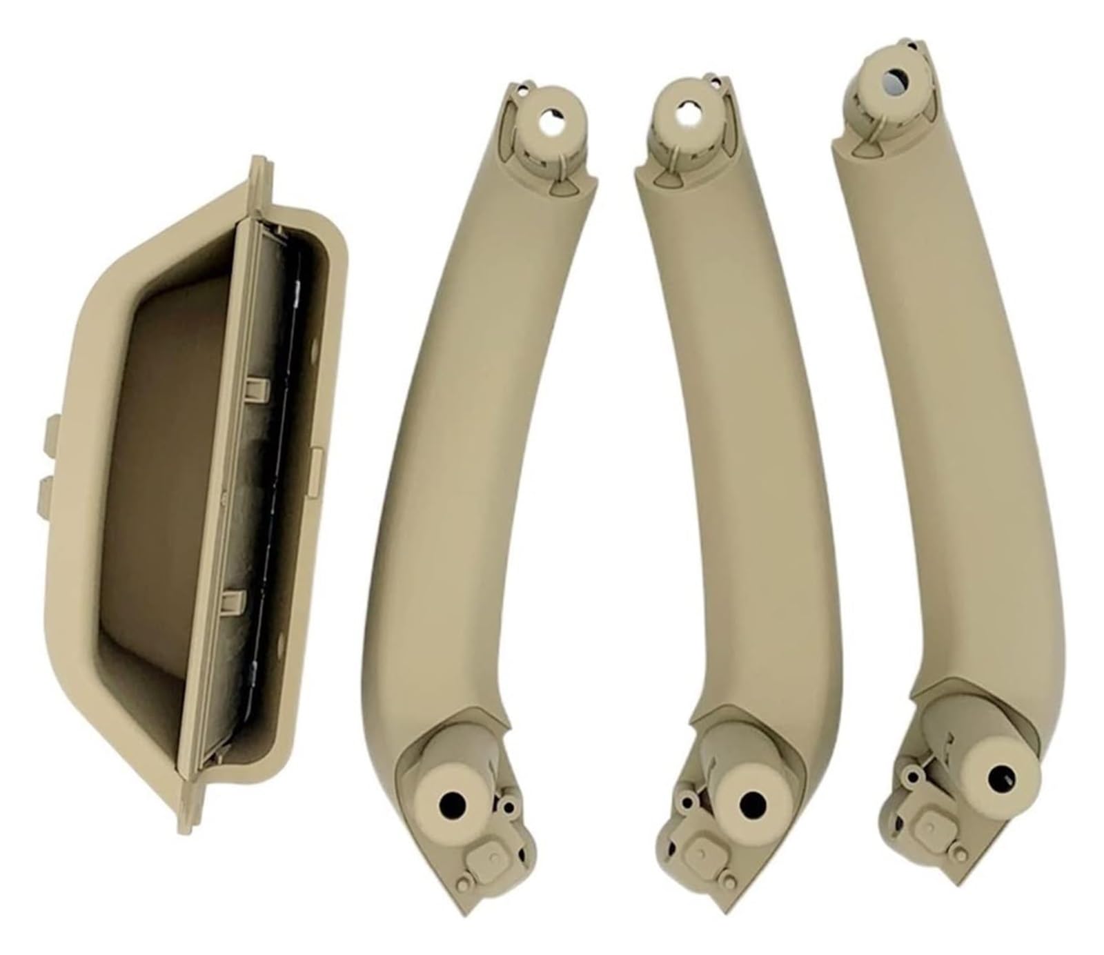 Innenverkleidung Für B&MW X3 X4 F25 F26 2010-2017 LHD RHD Auto Links Vorne Innentürgriff Panel Griff Pull Trim Abdeckung Auto Zubehör(Lhd 4pcs Set Beige) von VALCRIBY