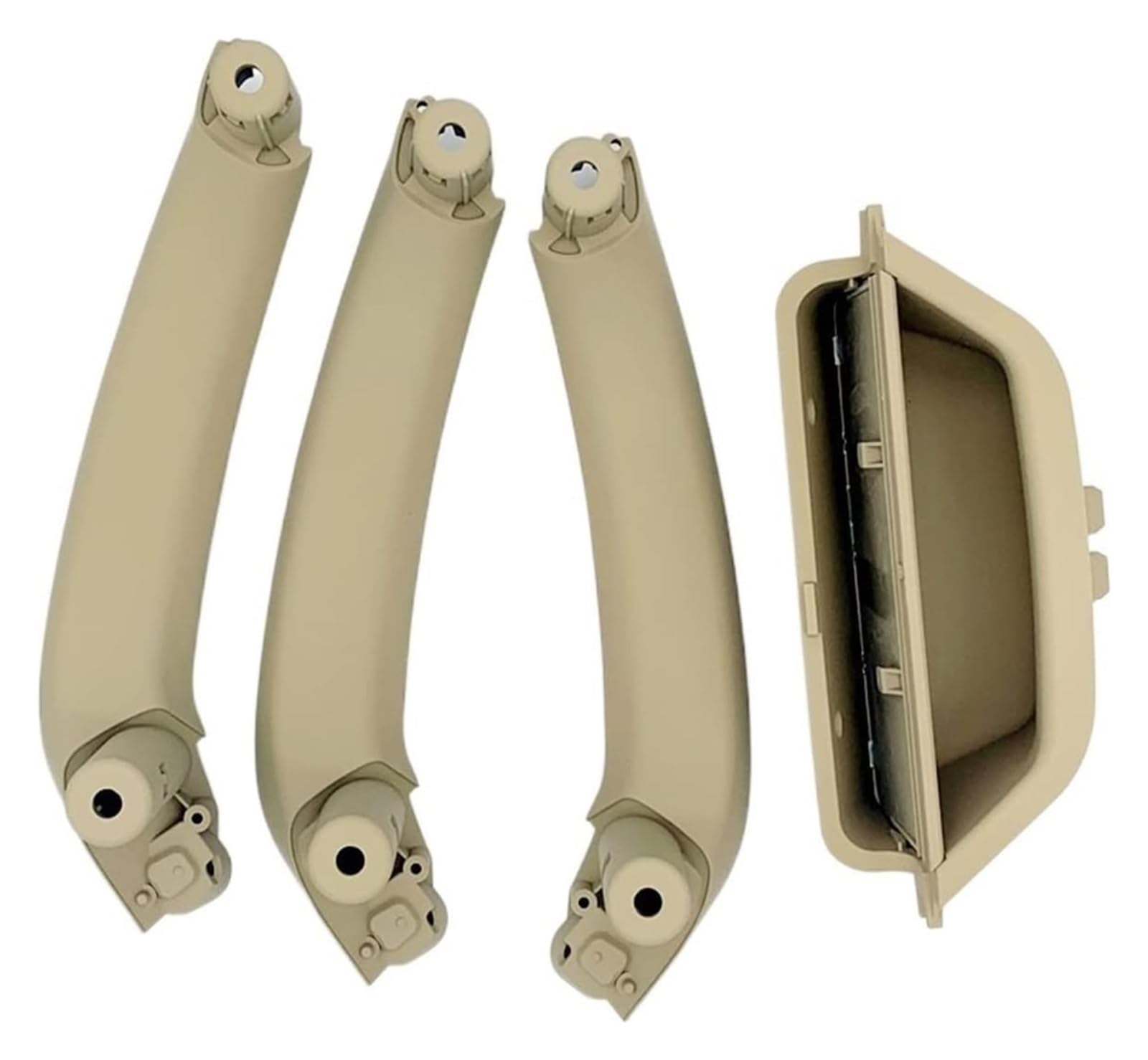 Innenverkleidung Für B&MW X3 X4 F25 F26 2010-2017 LHD RHD Auto Links Vorne Innentürgriff Panel Griff Pull Trim Abdeckung Auto Zubehör(RHD 4pcs Set Beige) von VALCRIBY