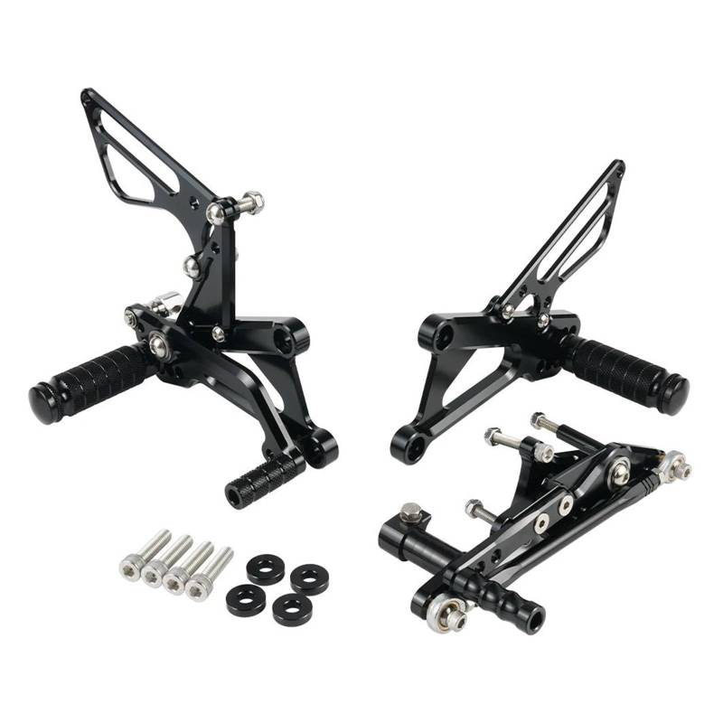 Motorrad Trittbrett Für DAYTONA 675 2006 2007 2008 2009 2010 2011 2012 Motorrad Einstellbare Fußstütze Pedal Fußrasten Fußrastenanlage von VALCRIBY