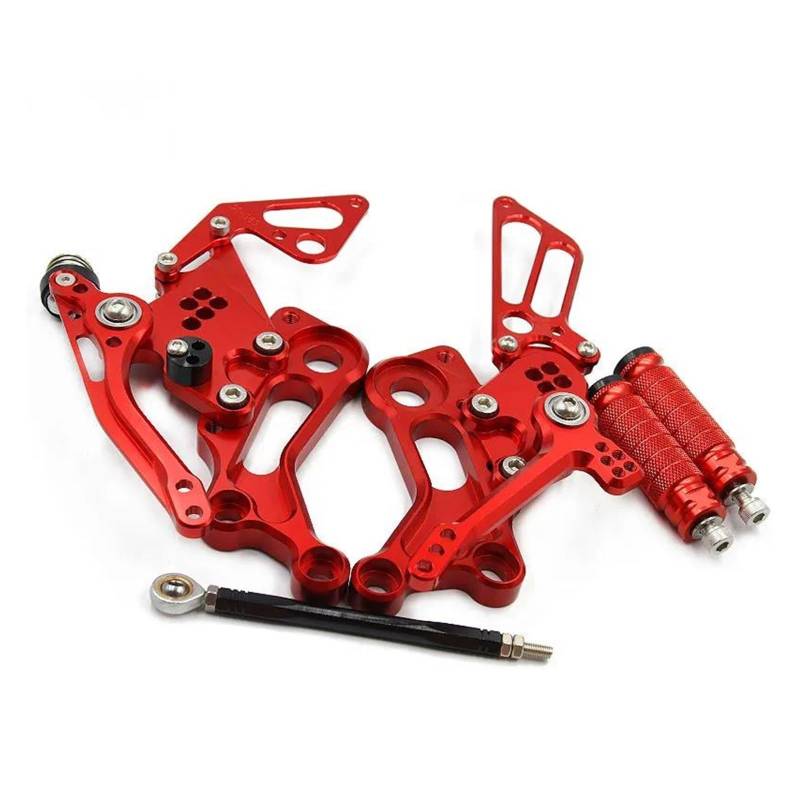 Motorrad Trittbrett Für Ducati Für Ducati Für Monster 2008 2009 2010 2011 2012 2013 2014 Motorrad Einstellbare Aluminium Fußrasten Fußstütze Fußrastenanlage Fuß Pedal(4) von VALCRIBY