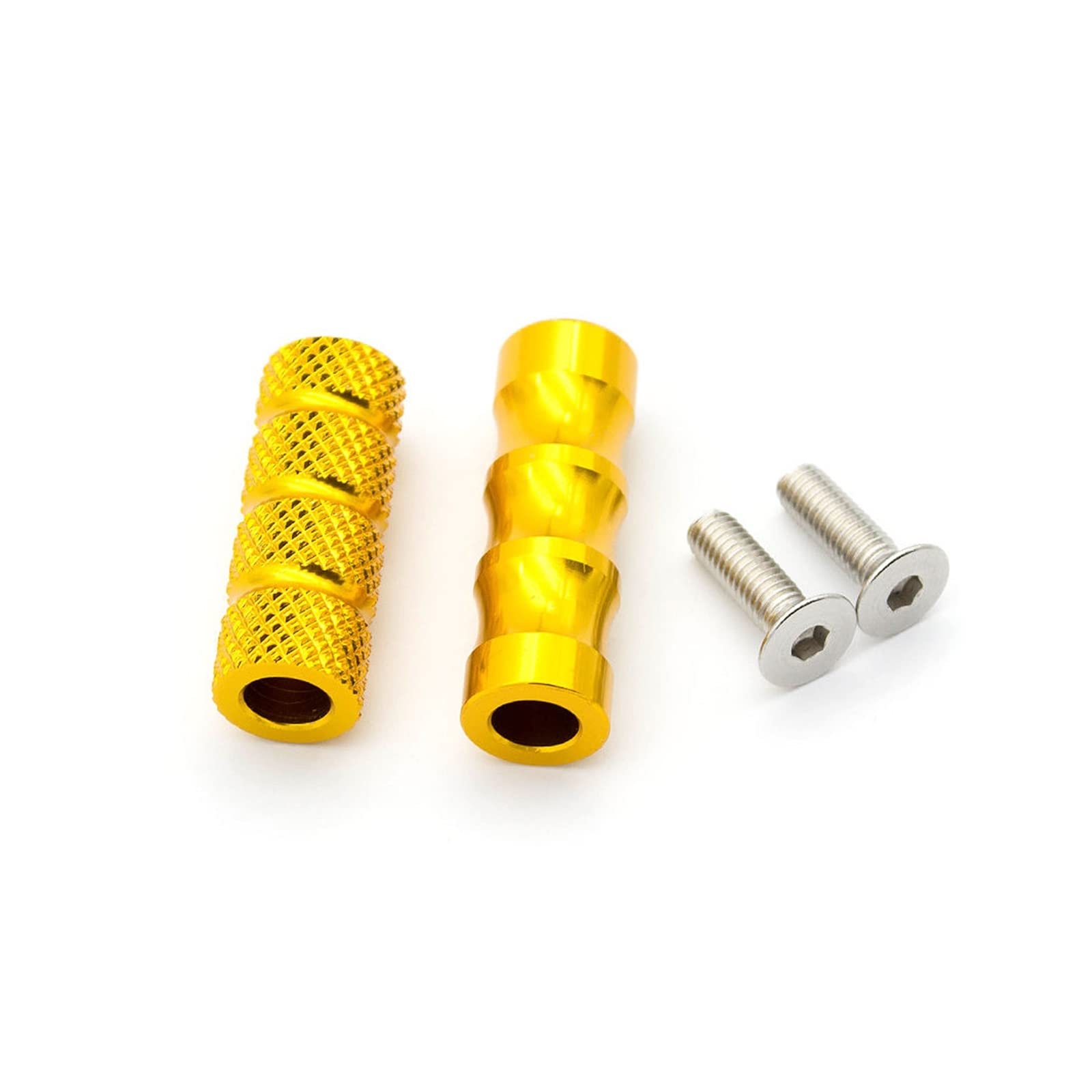 Motorrad Trittbrett Für KAWASAKI Für NINJA ZX6R ZX636 ZZR600 ZX9R ZX10R ZX14R Z125 Für Pro Z750 Motorrad CNC Kleine Fußrasten Fußrasten Fußrasten Pegs Pedale(Gold) von VALCRIBY