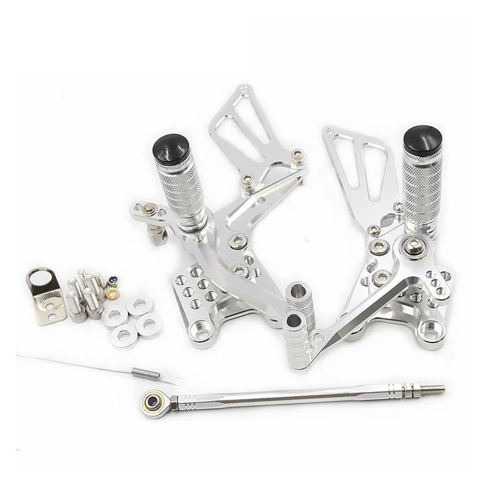 Motorrad Trittbrett Für Suzuki SV650 SV650S 1998-2014 Motorrad Fußrastenanlage Einstellbare Aluminium Fußstütze Fußrasten Pedal Set von VALCRIBY