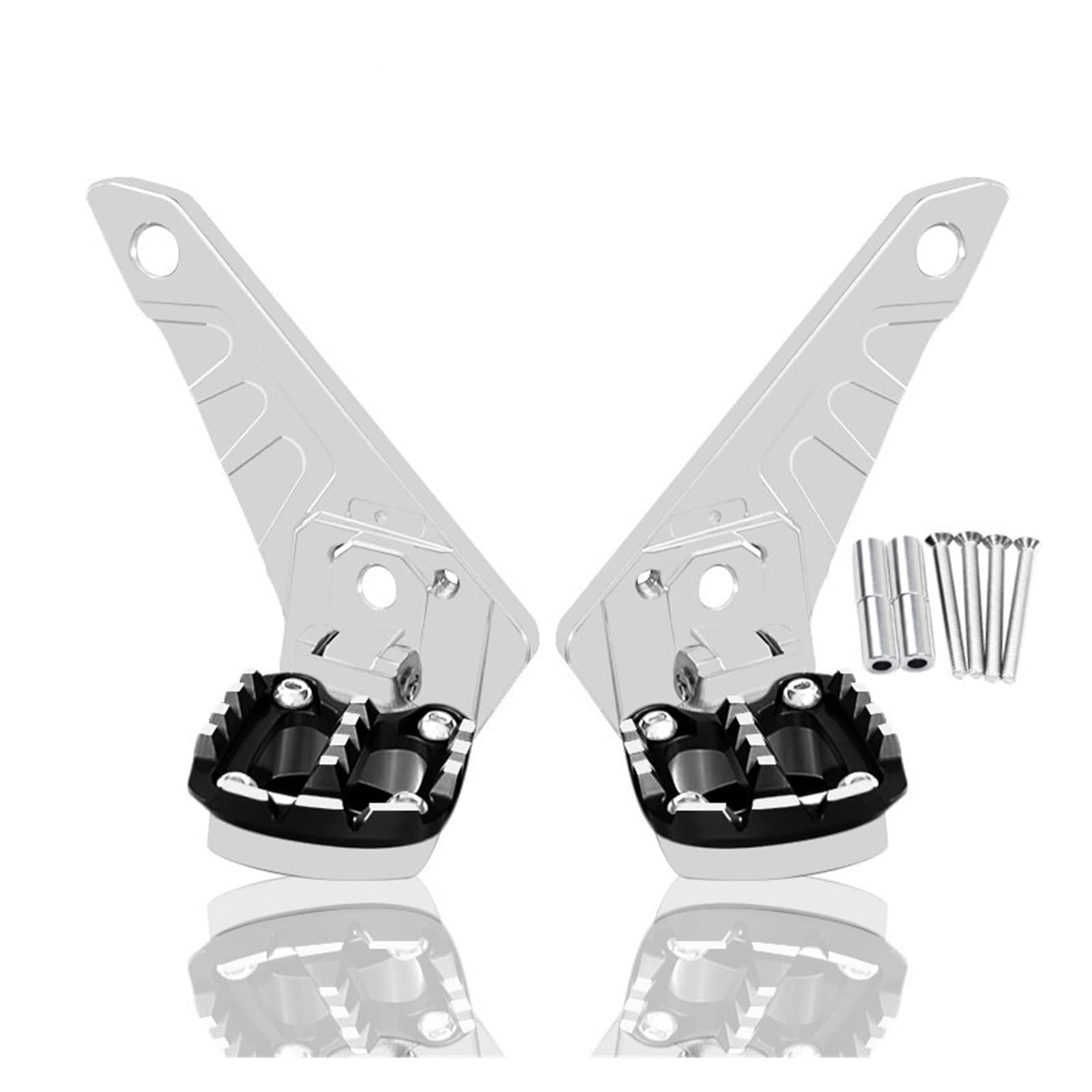 Motorrad Trittbrett Hintere Fußstütze Fußrasten Pedal Passagier Fußrastenanlage Set Motorradzubehör Für X-ADV Für XADV 750 Für Xadv750 2021 2022 2023(3) von VALCRIBY