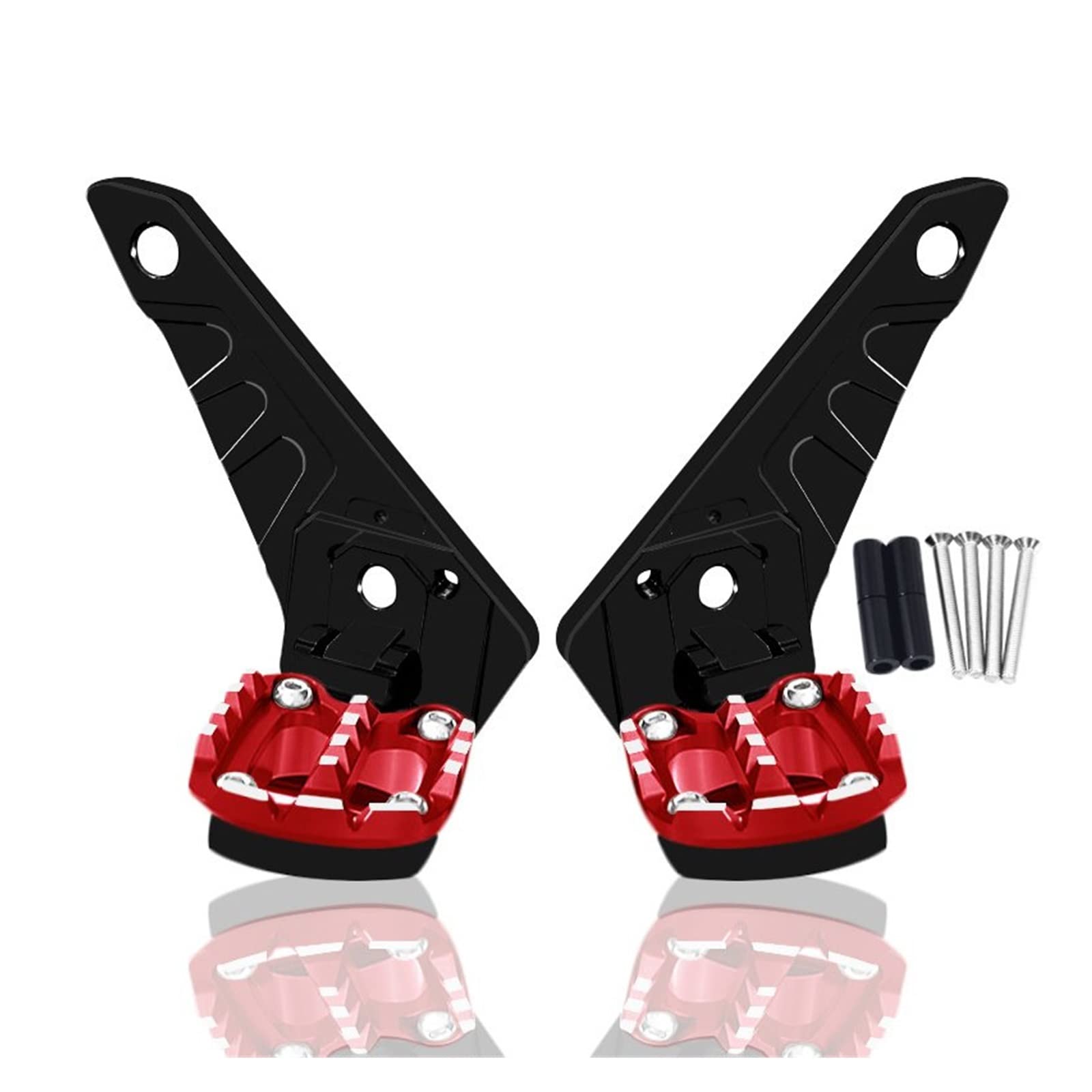 Motorrad Trittbrett Hintere Fußstütze Fußrasten Pedal Passagier Fußrastenanlage Set Motorradzubehör Für X-ADV Für XADV 750 Für Xadv750 2021 2022 2023(6) von VALCRIBY