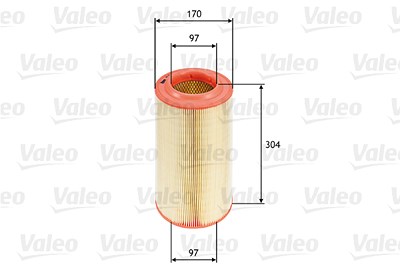 Valeo Luftfilter [Hersteller-Nr. 585694] für Citroën, Fiat, Peugeot von VALEO