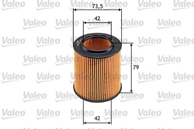 Valeo Ölfilter [Hersteller-Nr. 586566] für Alpina, BMW von VALEO