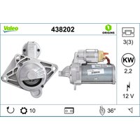 Starter VALEO 438202 von Valeo