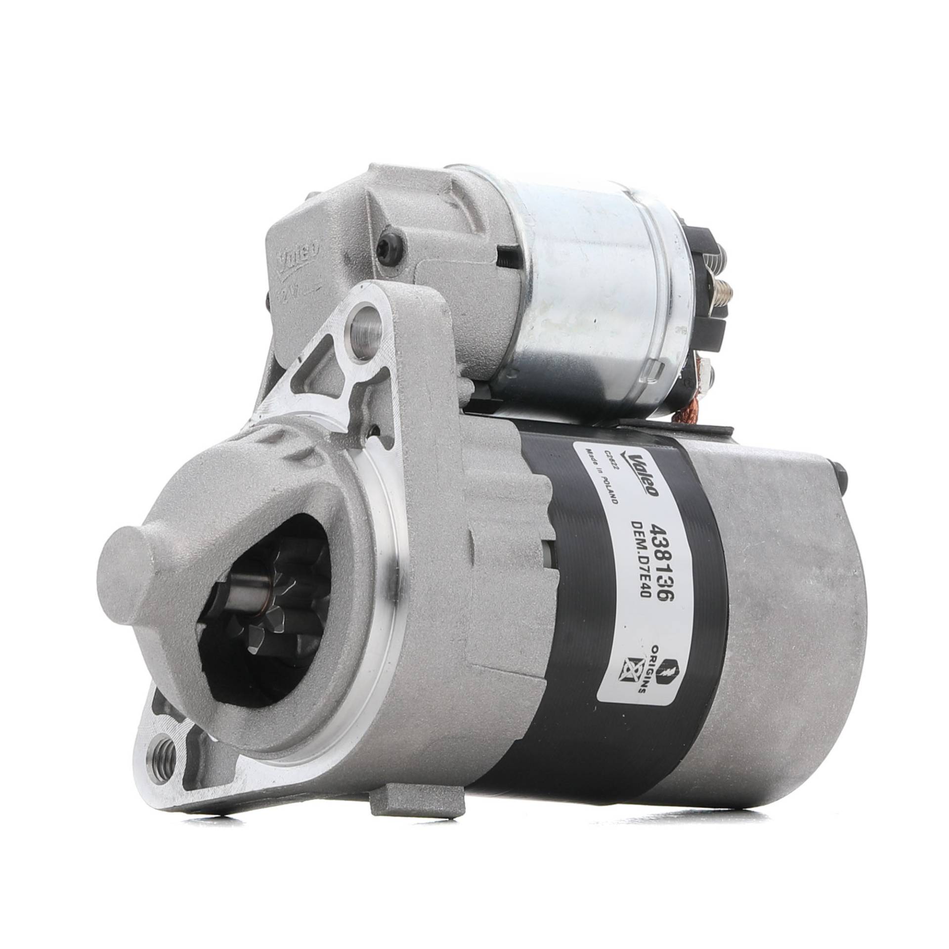 VALEO Anlasser NISSAN 438136 233001F77C,233001F770,233001F771 Starter 233001F772,233001F772B,233001F77A,233001F77B von VALEO