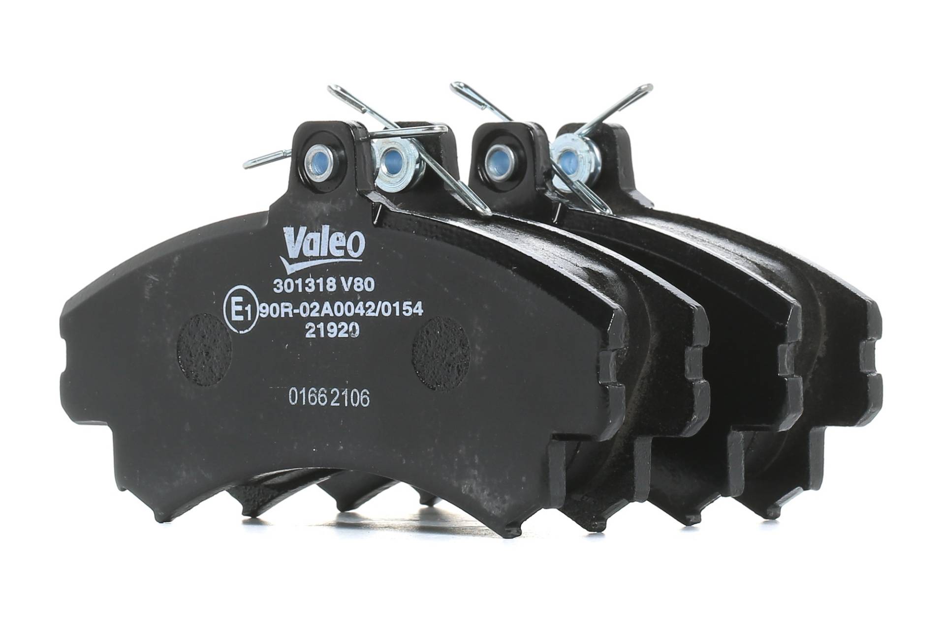 VALEO Bremsbelagsatz VOLVO,MITSUBISHI,SMART 301318 MR235557,MR249241,PW890078 30769197,0986424371,4605A734,986424371,MR407946,MR977117,MZ690336 von VALEO