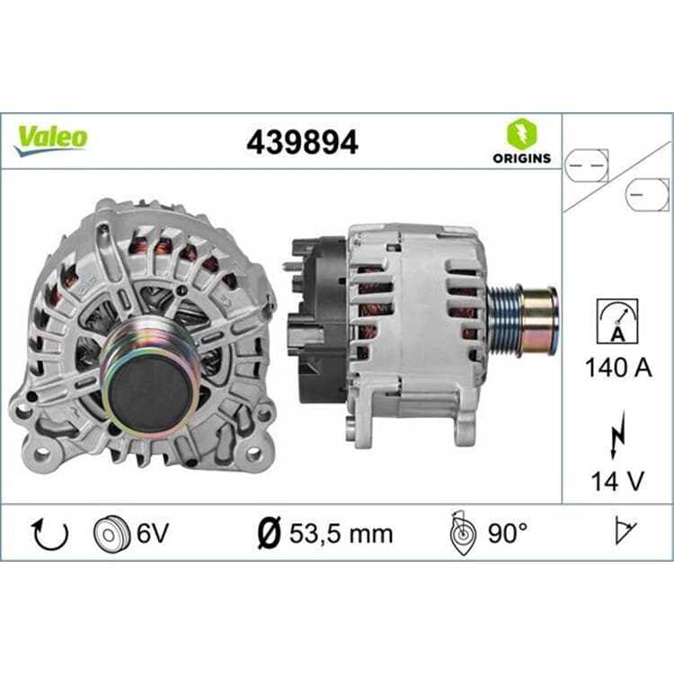 Valeo Generator Audi Seat Skoda VW von VALEO