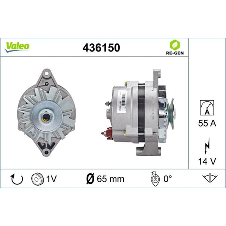 Valeo Generator Fiat Opel von VALEO