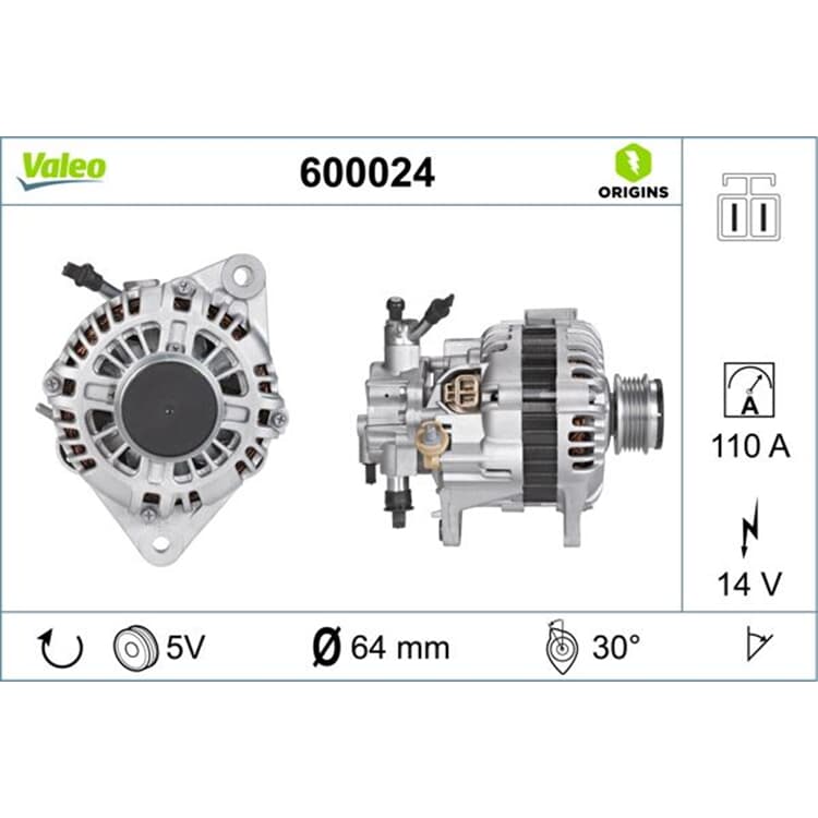 Valeo Generator Hyundai Terracan von VALEO