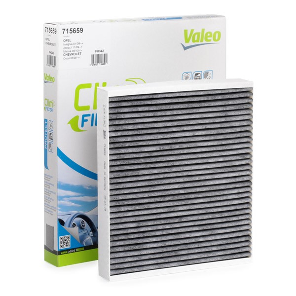 VALEO Innenraumfilter OPEL,CHEVROLET,SAAB 715659 52420930,95527473,1808246 52425938,95152912,1808524,52420938,13271190,13271191,13503677 von VALEO